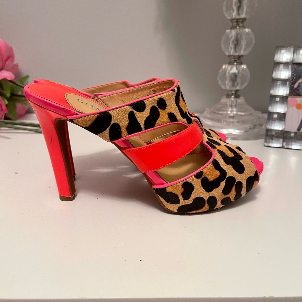 Leather Gianni bini heels
